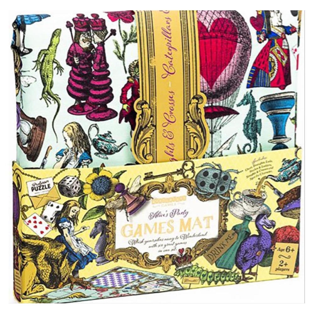 Professor Puzzle Alice’s Party Games Mat - Alice in Wonderland Themed Games Mat!